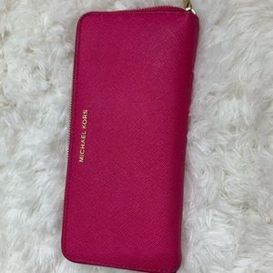 Michael Kors pink wallet